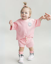 Load image into Gallery viewer, Smiley Shorts Set | Pink Peach (LPK)
