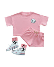 Load image into Gallery viewer, Smiley Shorts Set | Pink Peach (LPK)

