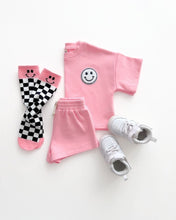 Load image into Gallery viewer, Smiley Shorts Set | Pink Peach (LPK)
