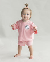 Load image into Gallery viewer, Smiley Shorts Set | Pink Peach (LPK)
