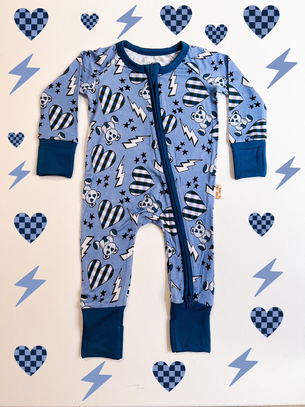 I love you “Beary” much Bamboo Romper